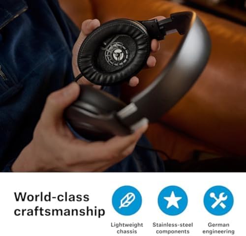 Sennheiser HD 620S Closed Back Over Ear Audiophile Headphones   Natural Spatial Imaging  Low Distortion  Comfortable All Day Design  Detachable Cable   Ideal for Focused Listening  Gaming  and Desk