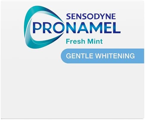 Sensodyne Pronamel Gentle Teeth Whitening Enamel Toothpaste for Sensitive Teeth  to Reharden and Strengthen Enamel  Amazon Exclusive  Fresh Mint   4 Ounces  Pack of 4
