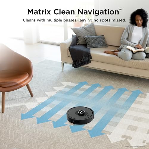 Shark AV2501S AI Ultra Robot Vacuum  with Matrix Clean  Home Mapping  30 Day Capacity HEPA Bagless Self Empty Base  Perfect for Pet Hair  Wifi  Dark Grey