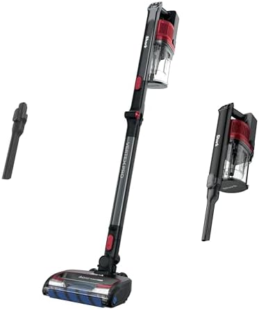 Shark Cordless Vertex Pro Lightweight Cordless Stick Vacuum with DuoClean PowerFins  HEPA Fitler  Anti Allergen Complete Seal  LED Headlights  For Carpets & Hardfloors  Red  IZ662H