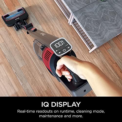 Shark Cordless Vertex Pro Lightweight Cordless Stick Vacuum with DuoClean PowerFins  HEPA Fitler  Anti Allergen Complete Seal  LED Headlights  For Carpets & Hardfloors  Red  IZ662H