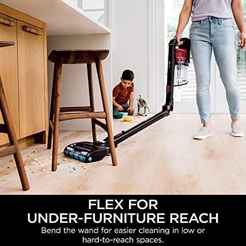 Shark Cordless Vertex Pro Lightweight Cordless Stick Vacuum with DuoClean PowerFins  HEPA Fitler  Anti Allergen Complete Seal  LED Headlights  For Carpets & Hardfloors  Red  IZ662H