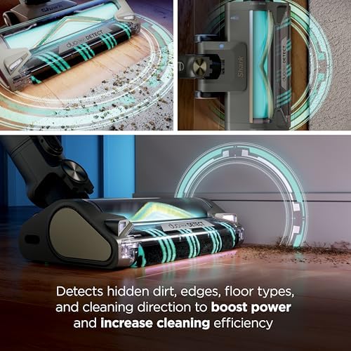 Shark Cordless Vertex Pro Lightweight Cordless Stick Vacuum with DuoClean PowerFins  HEPA Fitler  Anti Allergen Complete Seal  LED Headlights  For Carpets & Hardfloors  Red  IZ662H