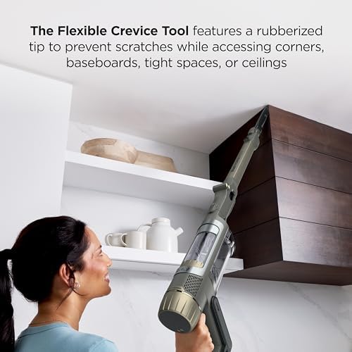 Shark Cordless Vertex Pro Lightweight Cordless Stick Vacuum with DuoClean PowerFins  HEPA Fitler  Anti Allergen Complete Seal  LED Headlights  For Carpets & Hardfloors  Red  IZ662H