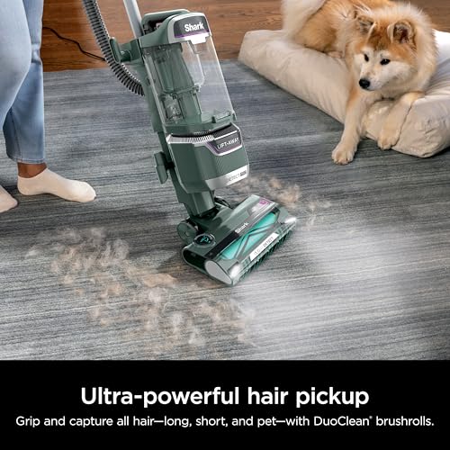 Shark Detect Pro Lift Away ADV Bagless Upright Vacuum with DuoClean Detect  HEPA Filter  Anti Allergen  Powerful Suction  and Odor Neutralizer Technology  Evergreen  LA802