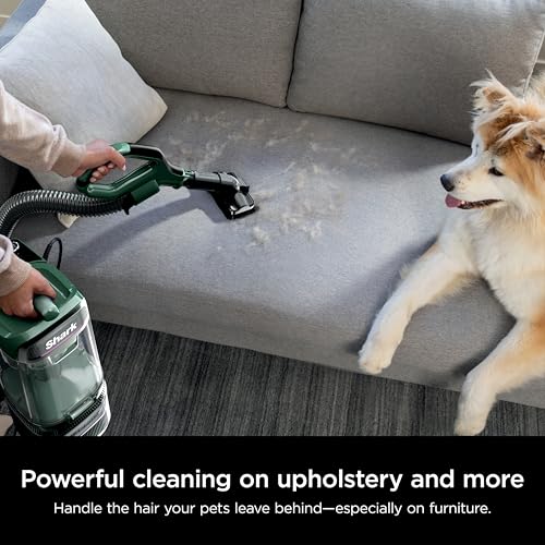 Shark Detect Pro Lift Away ADV Bagless Upright Vacuum with DuoClean Detect  HEPA Filter  Anti Allergen  Powerful Suction  and Odor Neutralizer Technology  Evergreen  LA802