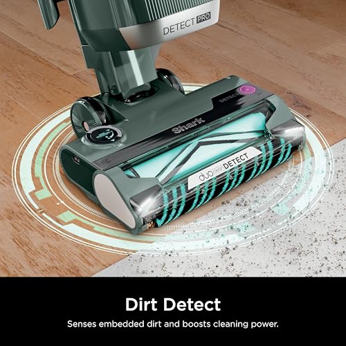Shark Detect Pro Lift Away ADV Bagless Upright Vacuum with DuoClean Detect  HEPA Filter  Anti Allergen  Powerful Suction  and Odor Neutralizer Technology  Evergreen  LA802