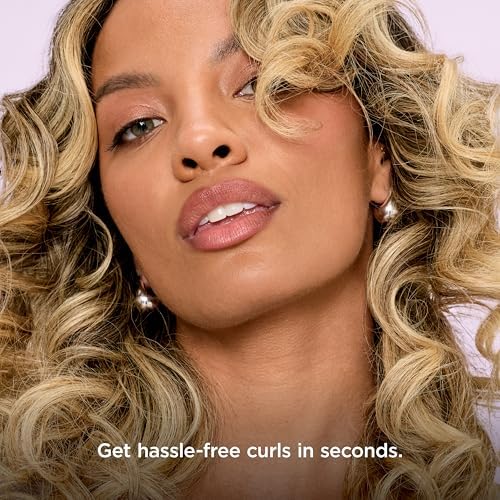 Shark FlexFusion Hair Straightener & Powerful Hair Dryer with Fusion Hair Brush  Ceramic Air Styler with Auto Wrap Hair Curlers  Concentrator  & FrizzFighter  Ceramic Plates  Metallic Mist  HD651S