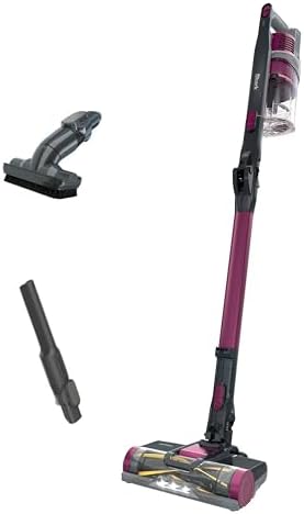 Shark IZ163H Pet Plus Cordless Stick Vacuum with Self Cleaning Brushroll and HEPA Filter  Lightweight Deep Cleaning Vacuum for Carpet and Hard Floors  Folds for Easy Storage  40 min Runtime  Raspberry