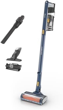 Shark IZ163H Pet Plus Cordless Stick Vacuum with Self Cleaning Brushroll and HEPA Filter  Lightweight Deep Cleaning Vacuum for Carpet and Hard Floors  Folds for Easy Storage  40 min Runtime  Raspberry