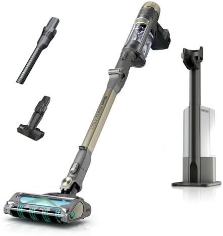 Shark PowerDetect Pet Plus Clean & Empty Cordless Stick Vacuum & Auto Empty System  Powerful Suction  HEPA Filtration  Carpet & Hard Floor  Portable  Stick Vacuum for Pet Hair  Dark Gray  IP3253