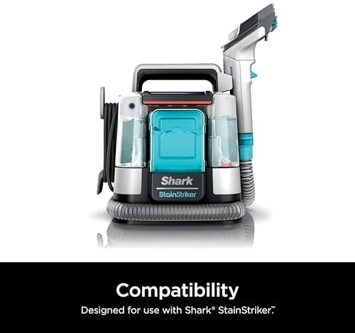 Shark StainStriker Cleaning Solution Bundle for Portable Cleaners  Carpet and Area Rug Formula  Instantly Eliminates Odors  Includes 32 oz OXY Multiplier and 16 oz Deep Clean Solution  PXCMBUNDLE