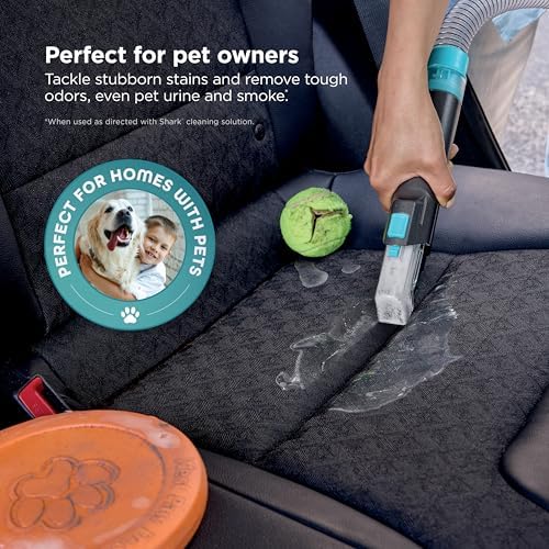 Shark StainStriker HairPro Portable Carpet  Upholstery and Rug Cleaner with Pet Mess and Hair Tools  Self Cleaning  4 Accessories  Solution  Copper