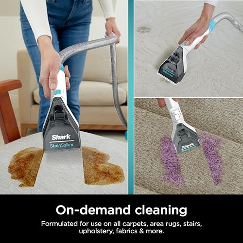 Shark StainStriker Pro Bundle for All Shark StainStriker Portable Cleaners  for Carpets & Area Rugs  Instantly Eliminates Odors  32oz OXY Multiplier and 16oz Deep Clean Pro  PXCMBUNDLE