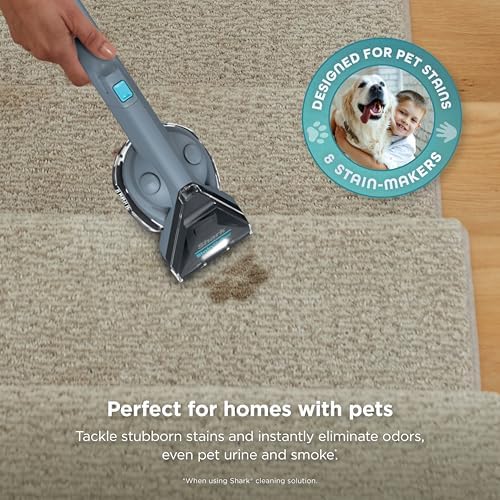 Shark StainStriker - Limpiador portátil para alfombras, tapicería y alfombras de área, herramienta XL de regalo y solución de limpieza de tamaño completo, removedor de manchas y olores, perfecto para