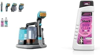 Shark StainStriker - Limpiador portátil para alfombras, tapicería y alfombras de área, herramienta XL de regalo y solución de limpieza de tamaño completo, removedor de manchas y olores, perfecto para