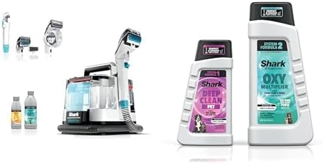 Shark StainStriker - Limpiador portátil para alfombras, tapicería y alfombras de área, herramienta XL de regalo y solución de limpieza de tamaño completo, removedor de manchas y olores, perfecto para