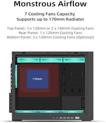 Shiny Snake G600 MATX Gaming Case with 11 3 Auxiliary Screen   Wood Front Panel   Tempered Glass   34L Mirco Form Factor   Compatible with RX9070XT / RTX 5090   Walnut Black