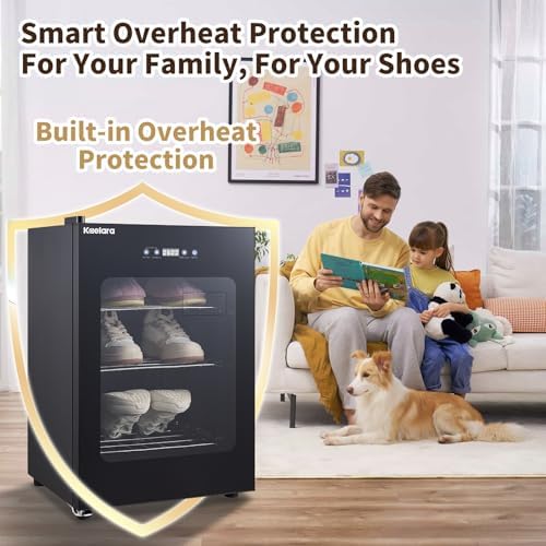 Shoe Dryer for Sneakers  400W Boot Dryer for Work Boots with Pull out Detachable Rack  Shoe Warmer with 3 Drying Mode  Timer