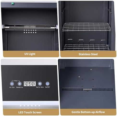 Shoe Dryer for Sneakers  400W Boot Dryer for Work Boots with Pull out Detachable Rack  Shoe Warmer with 3 Drying Mode  Timer
