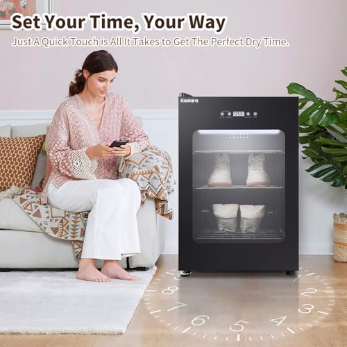 Shoe Dryer for Sneakers  400W Boot Dryer for Work Boots with Pull out Detachable Rack  Shoe Warmer with 3 Drying Mode  Timer