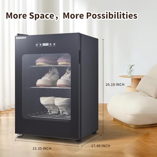 Shoe Dryer for Sneakers  400W Boot Dryer for Work Boots with Pull out Detachable Rack  Shoe Warmer with 3 Drying Mode  Timer