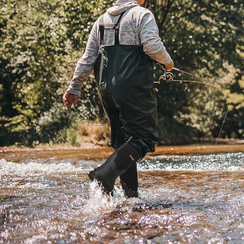 Talla 9 Showave Classic Mens Rubber Boots Waterproof Rain Boots Insulated Neoprene Boot Mud Boot for Farming Hunting Gardening Yard Chore Working