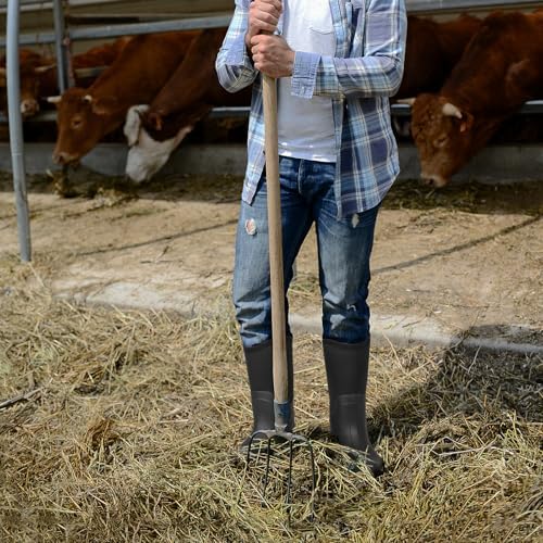 Talla 9 Showave Classic Mens Rubber Boots Waterproof Rain Boots Insulated Neoprene Boot Mud Boot for Farming Hunting Gardening Yard Chore Working