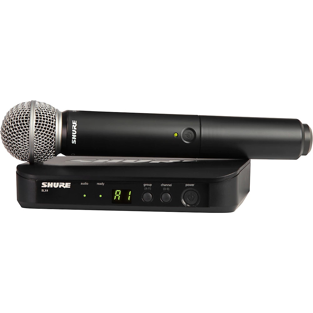 Shure BLX24/SM58 Handheld Wireless System with SM58 Capsule Band H11