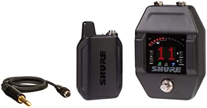 Shure GLXD16  Dual Band Pro Digital Wireless System with Pedal Receiver for Guitar & Bass   12 Hour Battery Life  100 ft Range   Includes WA305 Premium Cable with 1/4 Jack