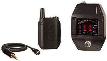 Shure GLXD16  Dual Band Pro Digital Wireless System with Pedal Receiver for Guitar & Bass   12 Hour Battery Life  100 ft Range   Includes WA305 Premium Cable with 1/4 Jack