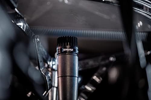 Shure SM57 Professional XLR Dynamic Microphone   Cardioid Mic for Instruments  Amplifiers  Drums & Live Performance Recording  SM57 LC 