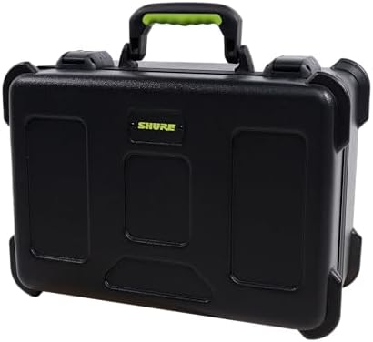 Shure by Gator Molded Microphone Case w/Drops for  15  Wired Mics and TSA Friendly Latches;  SH MICCASE 15 