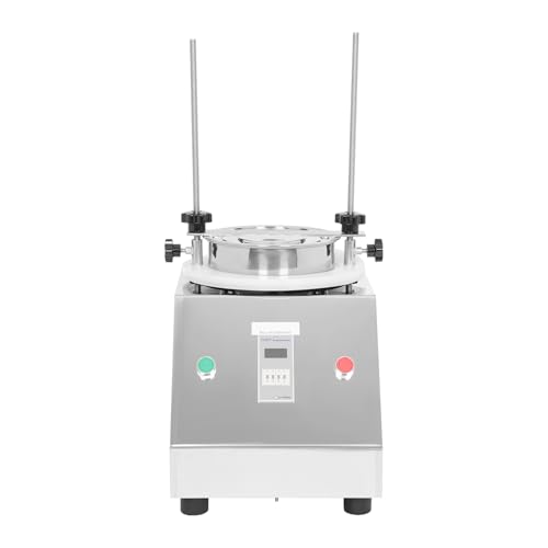 Sieve Shaker 110V 60Hz Sifter Machine with 7 Layers Electric Vibrating Screen Sieve Shaker Machine with Timer& Display Screen for Particle Liquid Powder