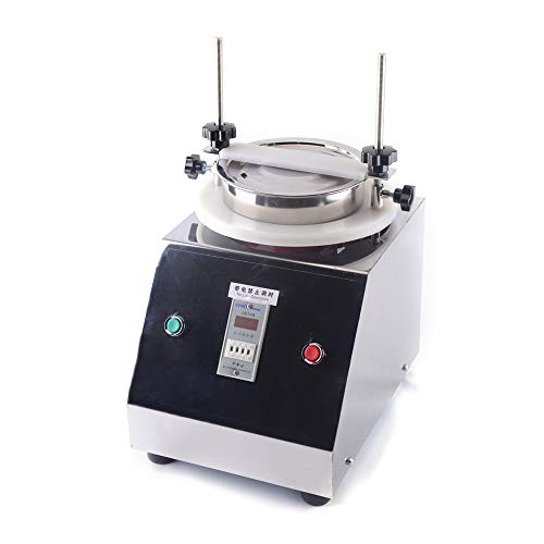 Sieve Shaker 8 Layers Lab Sifter Standard Sample Vibrating Sieve Machine 110V 125W Electric Vibrating Screen Sieve Shaker Machine for Particle Liquid Powder Lab 50dB Low Noise  Black