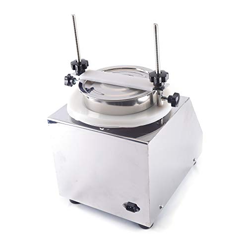Sieve Shaker 8 Layers Lab Sifter Standard Sample Vibrating Sieve Machine 110V 125W Electric Vibrating Screen Sieve Shaker Machine for Particle Liquid Powder Lab 50dB Low Noise  Black