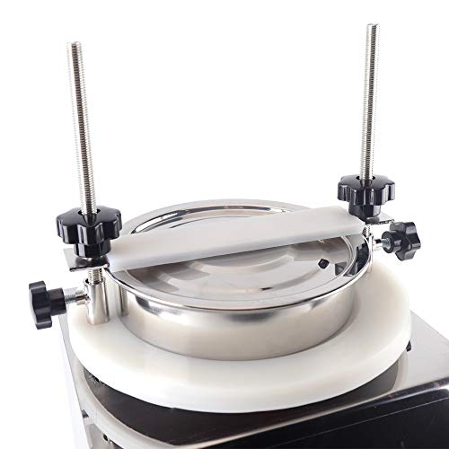 Sieve Shaker 8 Layers Lab Sifter Standard Sample Vibrating Sieve Machine 110V 125W Electric Vibrating Screen Sieve Shaker Machine for Particle Liquid Powder Lab 50dB Low Noise  Black
