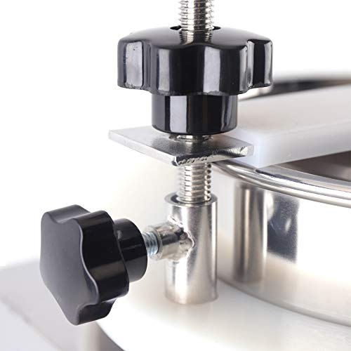 Sieve Shaker 8 Layers Lab Sifter Standard Sample Vibrating Sieve Machine 110V 125W Electric Vibrating Screen Sieve Shaker Machine for Particle Liquid Powder Lab 50dB Low Noise  Black