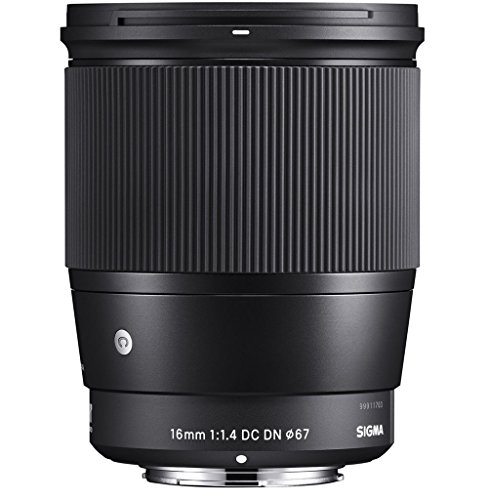 Sigma 16mm f/1 4 DC DN Contemporary Lens for Sony E  402965  Black