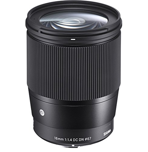 Sigma 16mm f/1 4 DC DN Contemporary Lens for Sony E  402965  Black