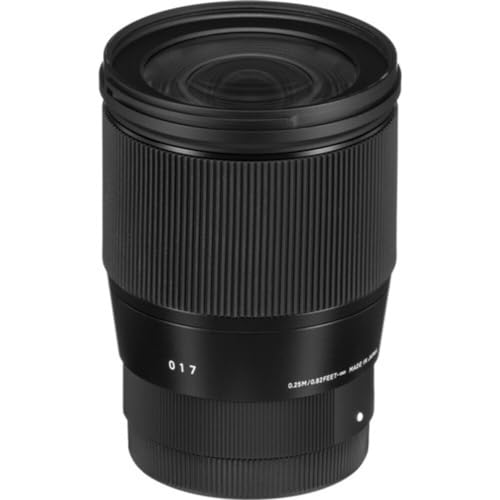 Sigma 16mm f/1 4 DC DN Contemporary Lens for Sony E  402965  Black
