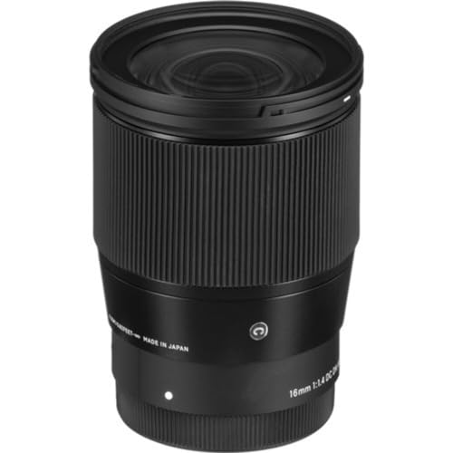 Sigma 16mm f/1 4 DC DN Contemporary Lens for Sony E 402965 Black