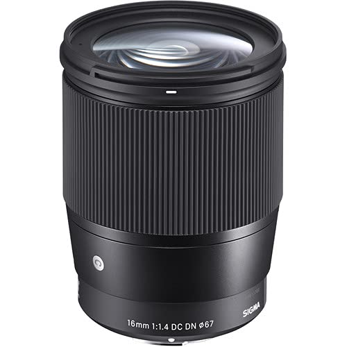 Sigma 16mm f/1 4 DC DN Contemporary Lens for Sony E 402965 Black