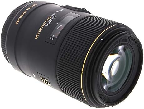 Sigma 258306 105mm F2 8 EX DG OS HSM Macro Lens for Nikon DSLR Camera