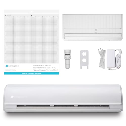 Silhouette Cameo 5 Plus - Máquina de corte de vinilo de 15 pulgadas con software de estudio, compatible con herramientas eléctricas y ES Mat, SNA e IPT, 50 db