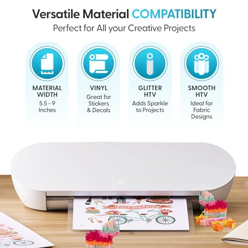 Silhouette Portrait 4 9 inch Vinyl Cutting Machine with Studio Software  PixScan  Electric Tool and ES Mat Compatible  SNA and IPT Enabled  50 db