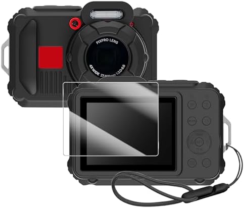 Silicone Protective case for Kodak Pixpro wpz2 Digital Cameras  with Screen Protector and Lanyard  for Kodak Pixpro wpz2 Accessories    Pink 