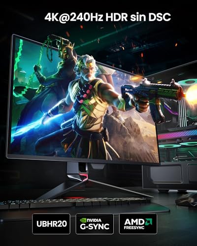 Silkland 80Gbps DisplayPort Cable 2 1 6 6FT/2M  VESA Certified    8K 240Hz  4K 540Hz 360Hz 240Hz  DP 2 1 Cable 16K  DP80 HDR DSC HDCP  Display Port Cord Compatible DP 1 4  Gaming Monitor 5090 9070XT