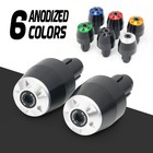 Silver STORM Handle Bar End Weights For Suzuki SV 650 S 99 02 03 04 05 06 07 0