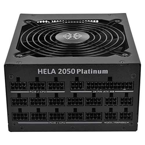Silverstone HELA 2050 Platinum Cybenetics Platinum Certified 2050W ATX Power Supply  SST HA2050 PT  SST AX2050MCPT A
